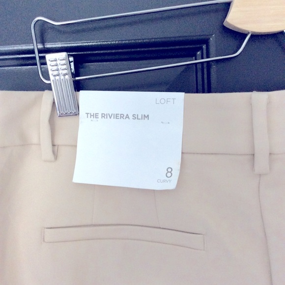 NWT Ann Taylor Loft The Riviera Slim Pants Curvy - Picture 6 of 7